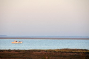 A fishing boat on Pamlico Sound. A fishing boat on Pamlico Sound.