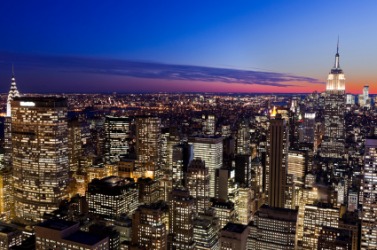 A panorama of New York City. A panorama of New York City.