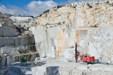 A granite quarry. A granite quarry.
