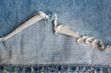 A ragged piece of cloth. A ragged piece of cloth.