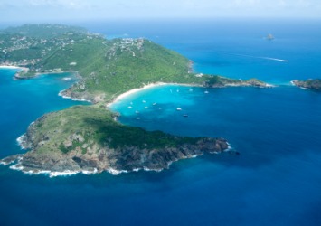 Aerial view of Saint-Barthelemy. Aerial view of Saint-Barthelemy.