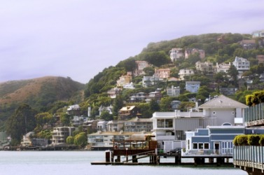A view of Sausalito, California. A view of Sausalito, California.