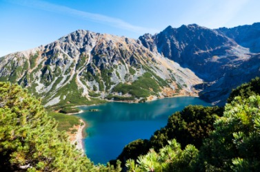 A lovely view of the Tatra Mountains. A lovely view of the Tatra Mountains.