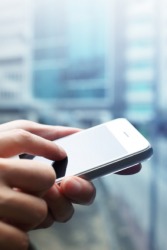 Using this cellphone is an example of telecommunication. Using this cellphone is an example of telecommunication.