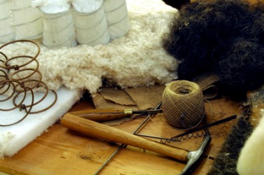 Upholstery materials. Upholstery materials.