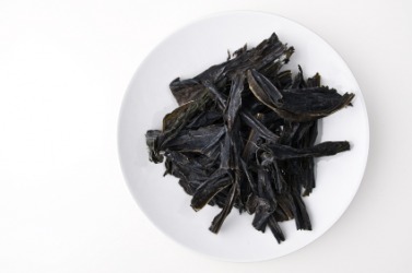 A bowl of wakame. A bowl of wakame.