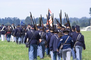 Union soldiers in the War between the States. Union soldiers in the War between the States.