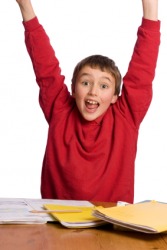 A young boy yells, A young boy yells,
