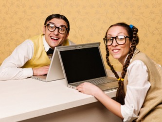 A zany couple. A zany couple.