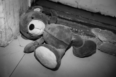 An abandoned toy. An abandoned toy.