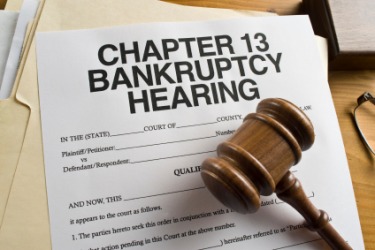 Paperwork for filing for bankruptcy. Paperwork for filing for bankruptcy.