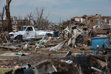 The catastrophic results of a tornado. The catastrophic results of a tornado.