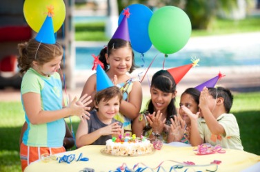 A birthday party is a celebration. A birthday party is a celebration.