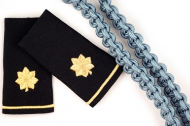 Shoulder epaulets of a major in the United States Army. Shoulder epaulets of a major in the United States Army.