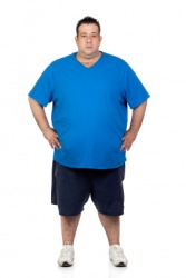 This man is obese. This man is obese.