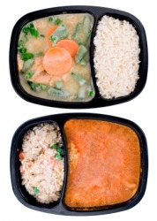 Two examples of ready-to-eat food. Two examples of ready-to-eat food.