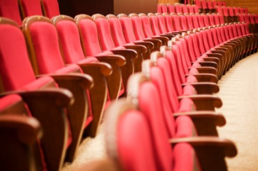 Empty seats at a theatre. Empty seats at a theatre.