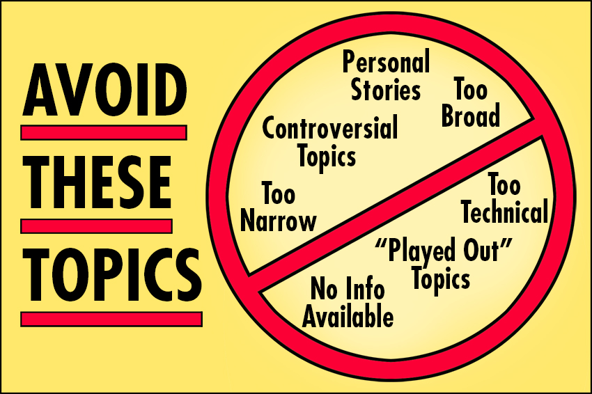 words to avoid in a research title